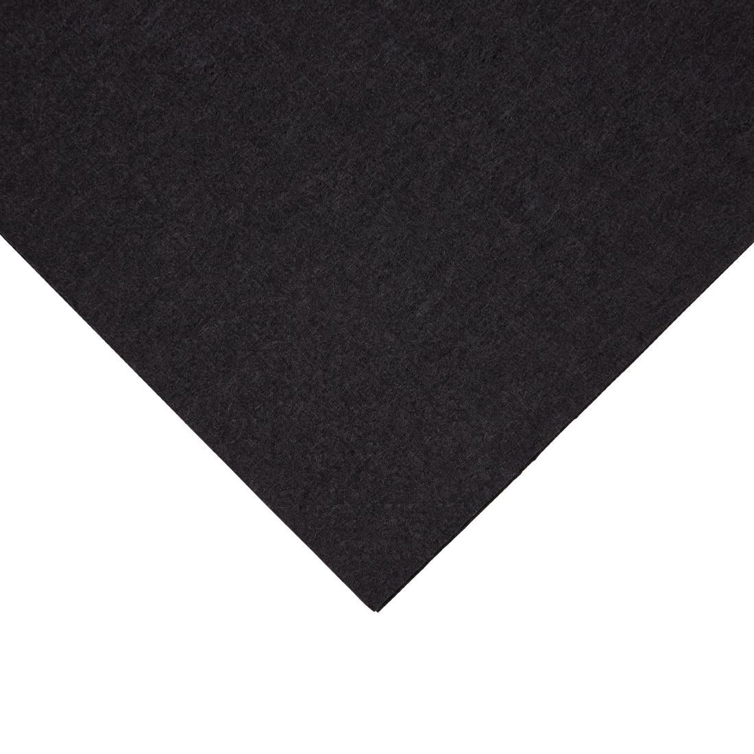 Fiesta Recyclable Dinner Napkin Black 40x40cm 3ply 1/8 Fold (Pack of 1000) - FE261  Fiesta   