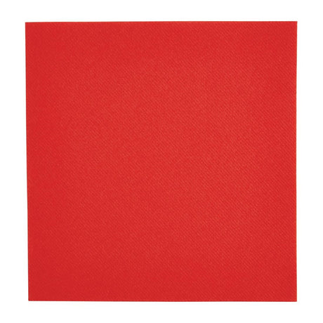 Fiesta Recyclable Premium Tablin Dinner Napkin Red 40x40cm Airlaid 1/4 Fold (Pack of 500) - FE267  Fiesta   