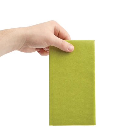 Fiesta Recyclable Premium Tablin Dinner Napkin Kiwi 40x40cm Airlaid 1/8 Fold (Pack of 500) - FE272  Fiesta   