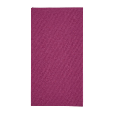 Fiesta Recyclable Premium Tablin Dinner Napkin Plum 40x40cm Airlaid 1/8 Fold (Pack of 500) - FE275  Fiesta   