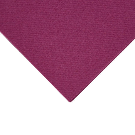 Fiesta Recyclable Premium Tablin Dinner Napkin Plum 40x40cm Airlaid 1/8 Fold (Pack of 500) - FE275  Fiesta   