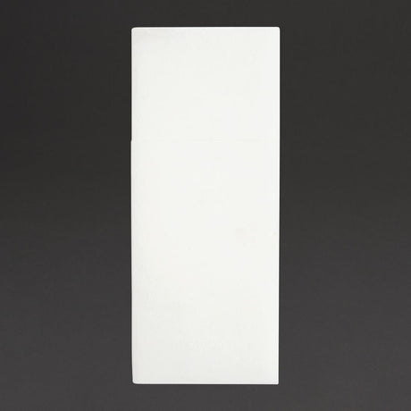 Fiesta Recyclable Premium Tablin Dinner Napkin White 48x40cm Airlaid Pocket Fold (Pk 400) - FE277  Fiesta   