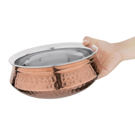 Olympia Large Handi Serving Dish Copper 1.5Ltr - FE299  Olympia   