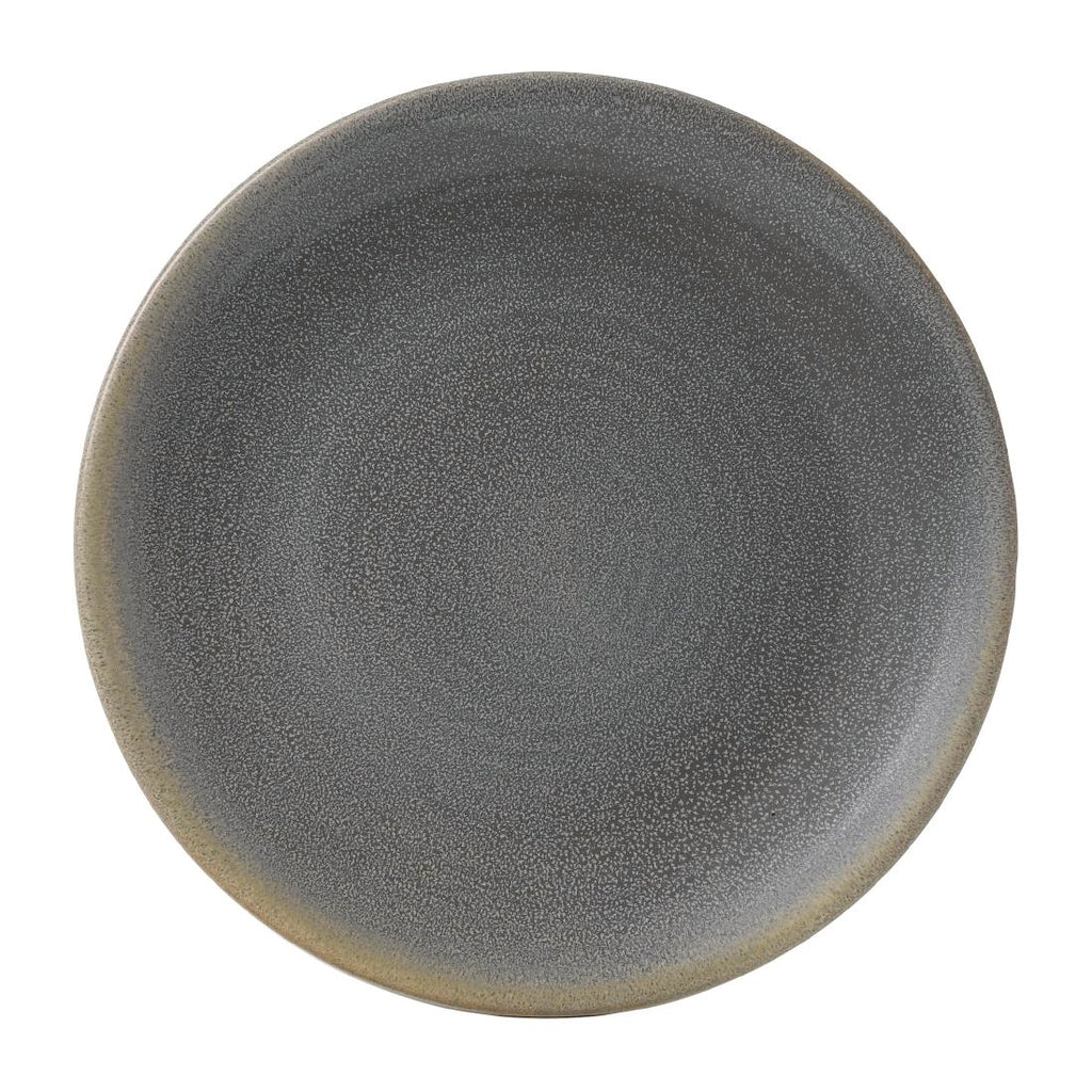 Dudson Evo Granite Coupe Plate 228mm (Pack of 6) - FE308 Plates Churchill