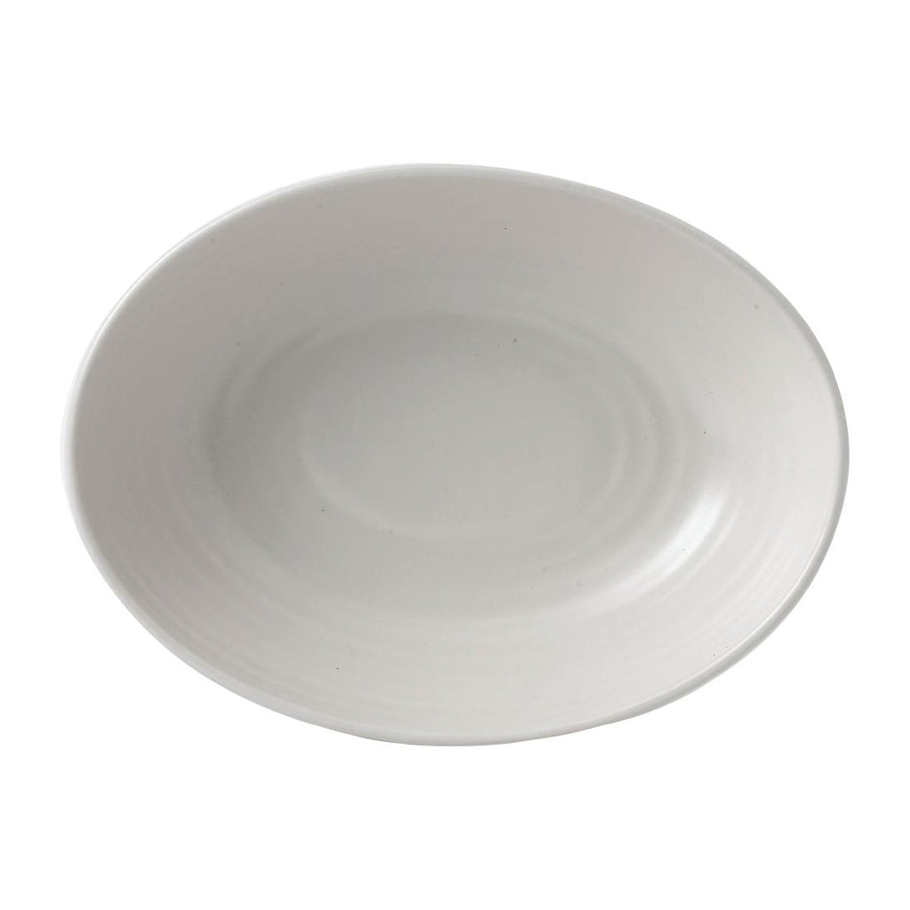 Dudson Evo Pearl Deep Oval Bowl 216 x 162mm (Pack of 6) - FE330 Bowls Churchill