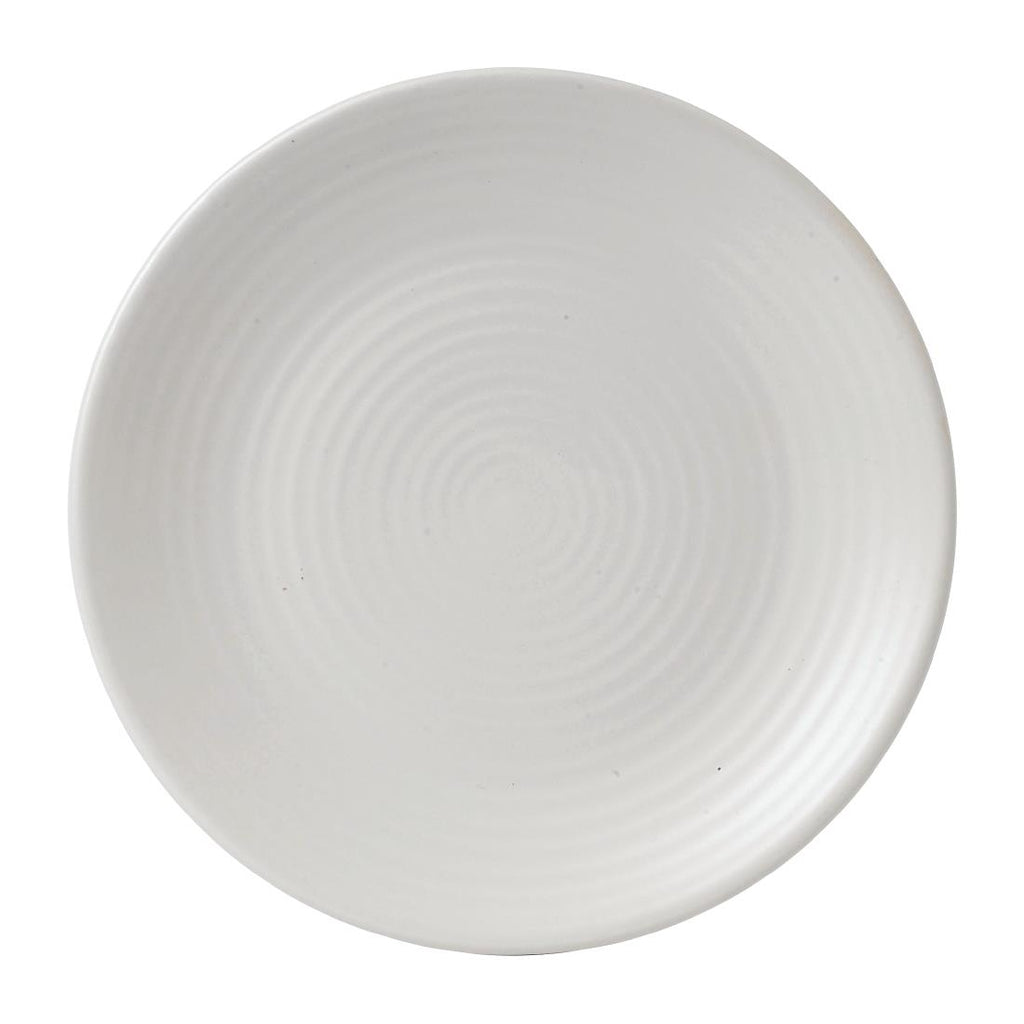 Dudson Evo Pearl Coupe Plate 228mm (Pack of 6) - FE338 Plates Churchill