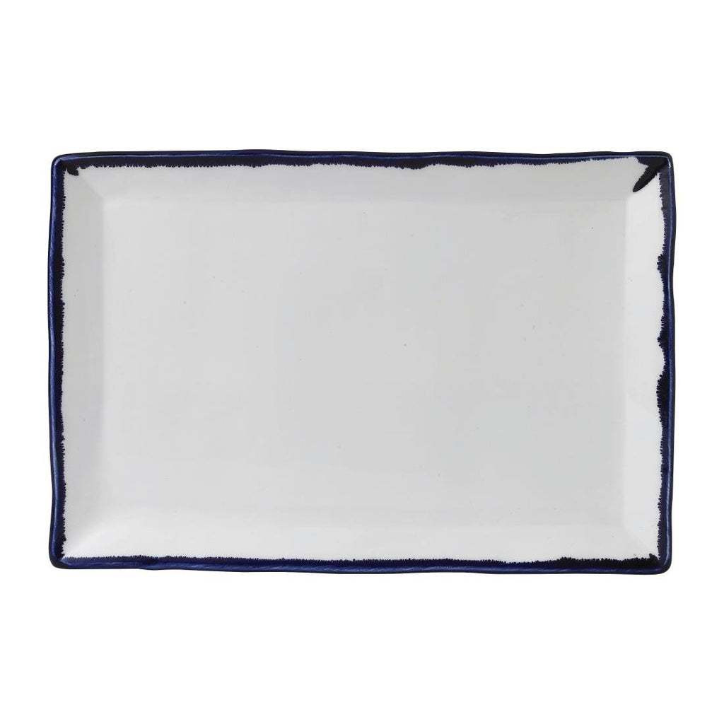 Dudson Harvest Ink Rectangle Tray 343 x 232mm (Pack of 6) - FE357 Dudson Crockery Churchill   