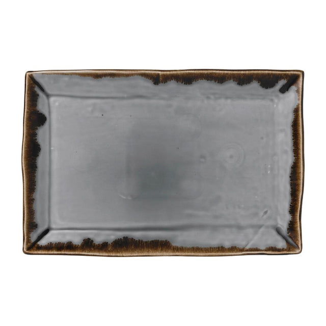 Dudson Harvest Grey Rectangle Tray 283 x 187mm (Pack of 6) - FE369 Dudson Crockery Churchill   