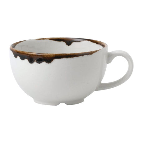 Dudson Harvest Natural Cappuccino Cup Diameter 227ml (Pack of 12) - FE374 Cups and Mugs Churchill
