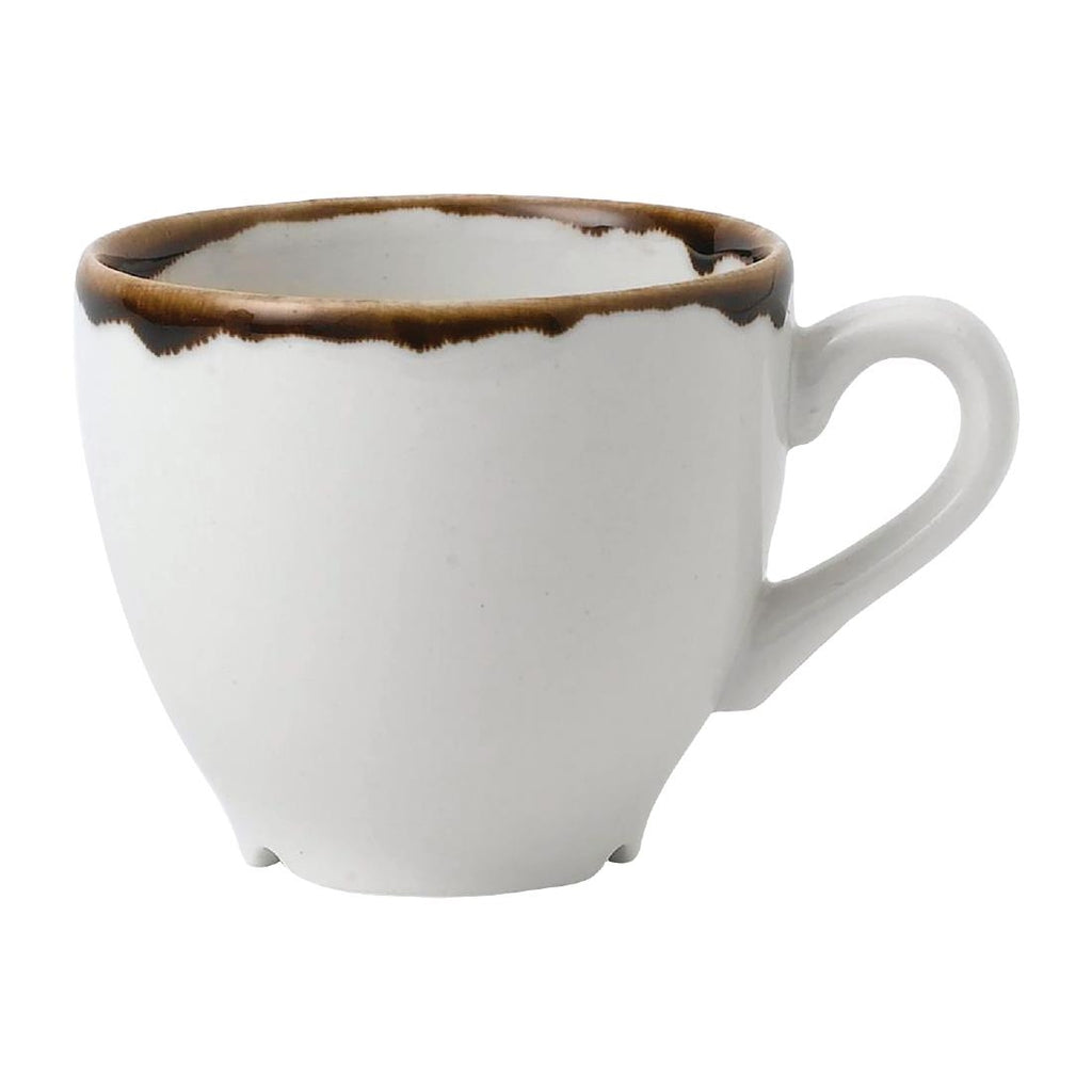 Dudson Harvest Natural Espresso Cup 100ml (Pack of 12) - FE377 Cups and Mugs Churchill