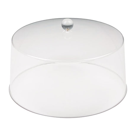 Olympia Kristallon Polycarbonate Display Cover Clear 308(Ø) x 190(H)mm - FE473  Olympia   