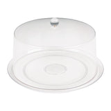 Olympia Kristallon Polycarbonate Display Cover Clear 308(Ø) x 190(H)mm - FE473  Olympia   