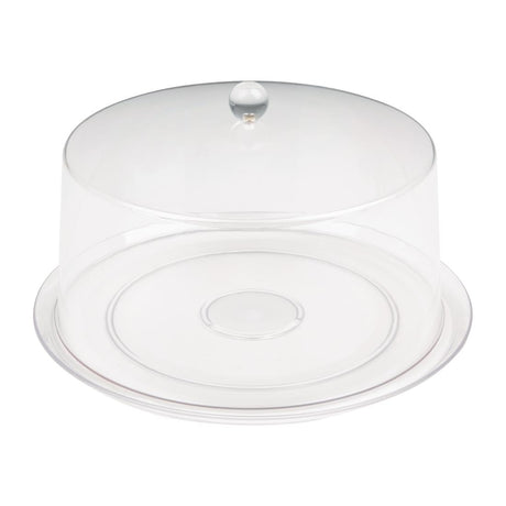 Olympia Kristallon Polycarbonate Display Cover Clear 308(Ø) x 190(H)mm - FE473  Olympia   