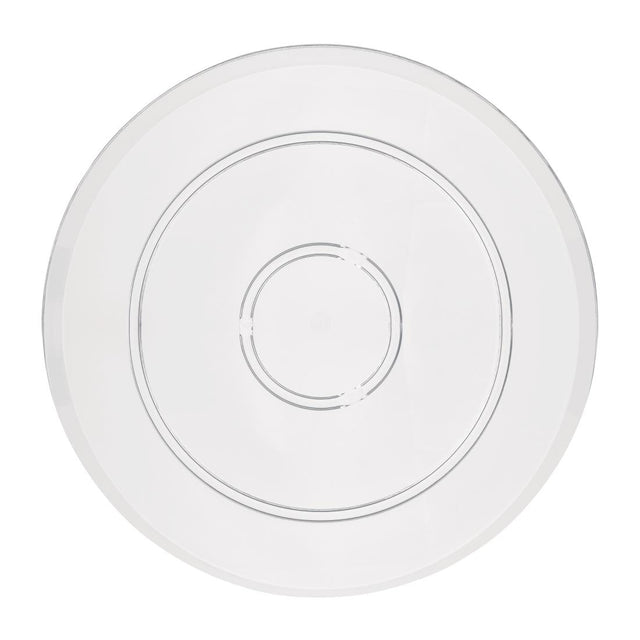 Olympia Kristallon Polycarbonate Display Plate Clear 345(Ø)mm - FE474 Plates Olympia