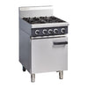 Blue Seal Cobra Natural Gas Range 4 Burner Static Oven CR6DN - FE675-N  Blue Seal   