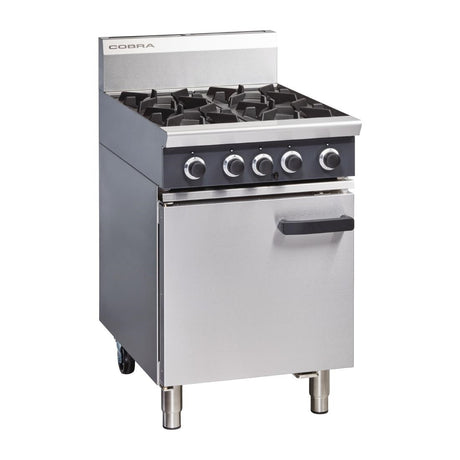 Blue Seal Cobra Natural Gas Range 4 Burner Static Oven CR6DN - FE675-N  Blue Seal   
