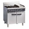 Blue Seal Cobra Natural Gas Range 4 Burner Static Oven with Griddle CR9CN - FE676-N  Blue Seal   