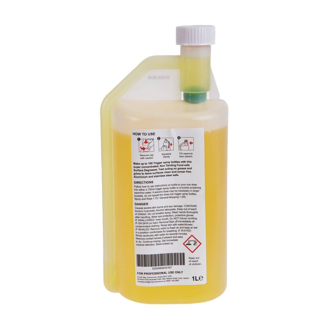 Jantex Kitchen Degreaser Super Concentrate 1Ltr - FE714  Jantex   