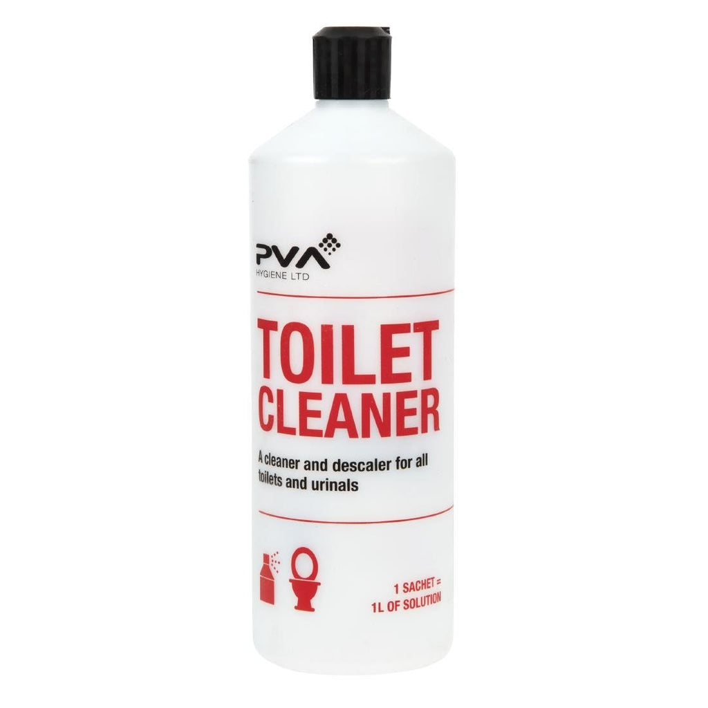 PVA Hygiene Toilet Cleaner Squeezy Bottle 1Ltr - FE772  PVA Hygiene   