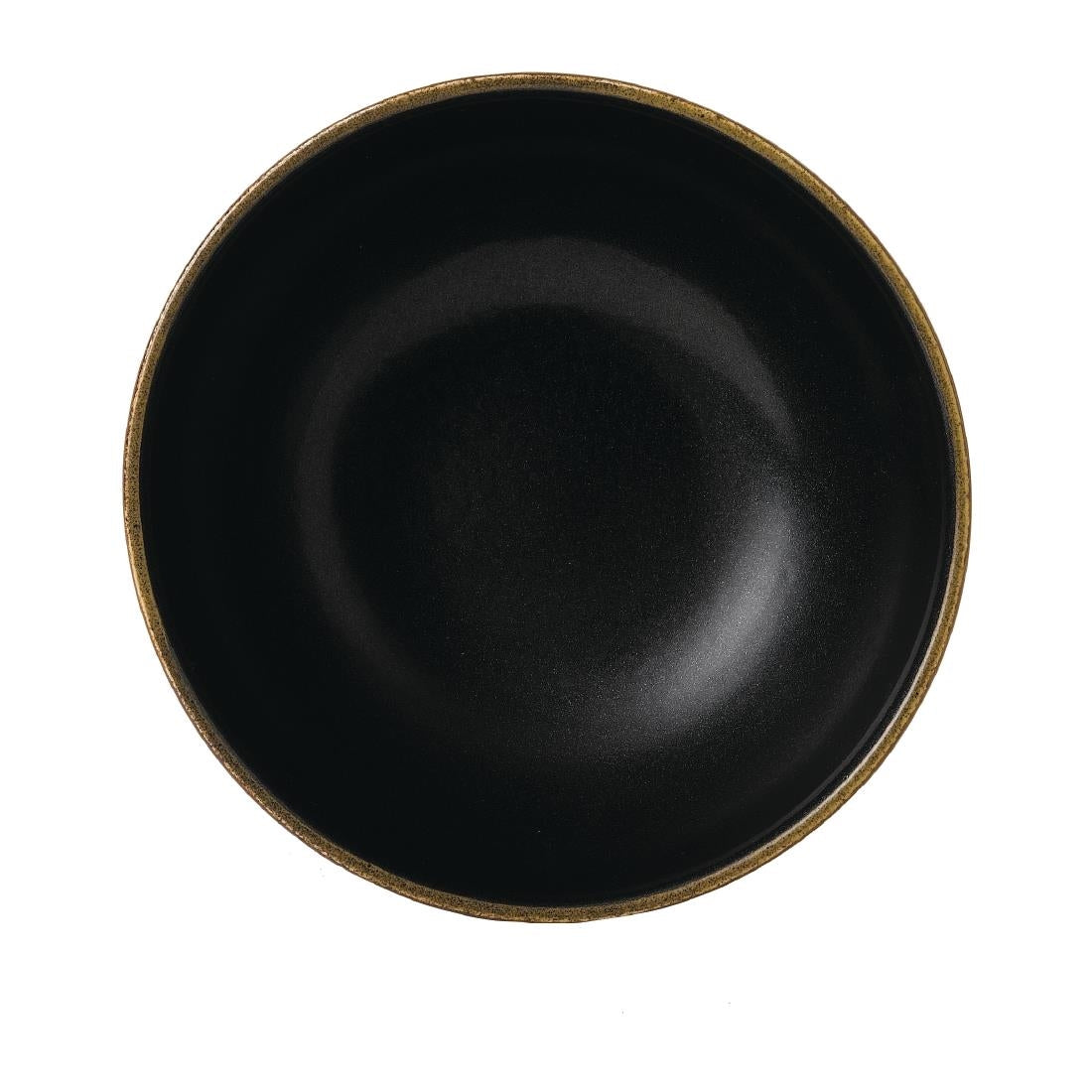 Churchill Super Vitrified Nourish Siena Brown Deep Bowls 155mm (Pack of 6) - FE946 Bowls Churchill