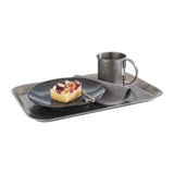 APS Vintage Stainless Steel Serving Tray 380(L)x265(W)mm - FE972  APS   