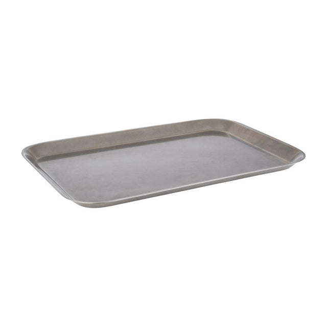 APS Vintage Stainless Steel Serving Tray 380(L)x265(W)mm - FE972  APS   