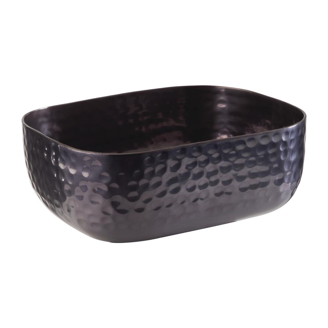 APS Hammered Serving Bowl Black 120 x 155mm - FE976  APS   