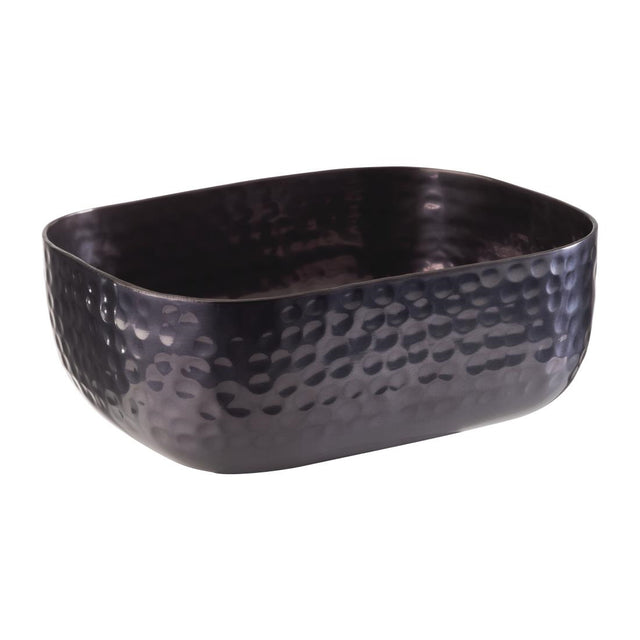 APS Hammered Serving Bowl Black 120 x 155mm - FE976  APS   