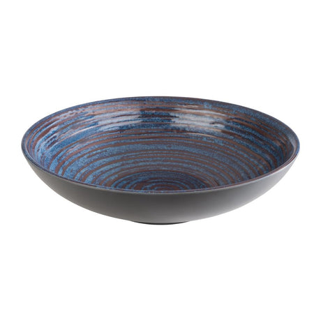 APS Loops Melamine Deep Bowl Blue 310mm - FE983  APS   