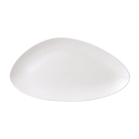 Isla White Chefs' Triangle Plate 13 3/4 x 7 3/8 " (Box 6) - FE994 Plates Churchill