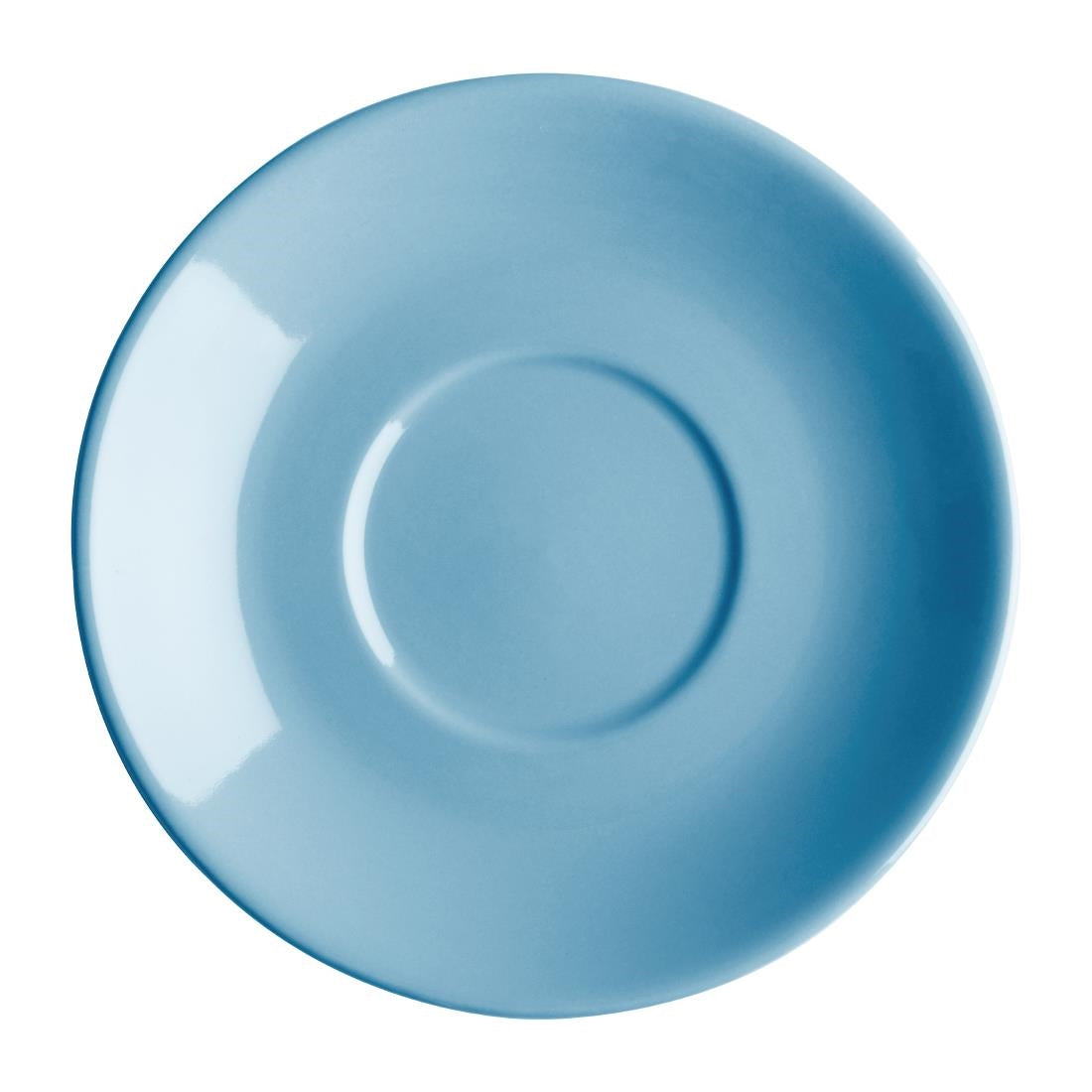 Olympia Cafe Blue Saucer (Fits FF994) - 131mm 5 3/10" (Box 12) - FF999 Olympia Crockery Olympia   