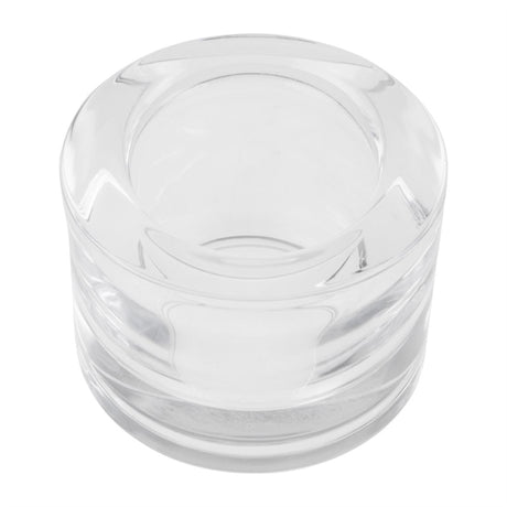 Utopia Chunky Clear Tealight Holders (Pack of 12) - FG056  Utopia   