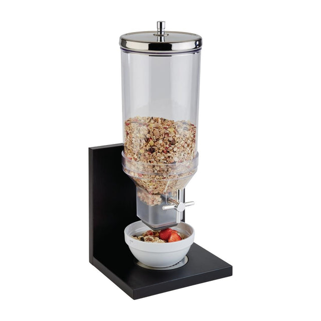 APS Single Cereal Dispenser with Black Base 4.5Ltr - FJ656  APS   