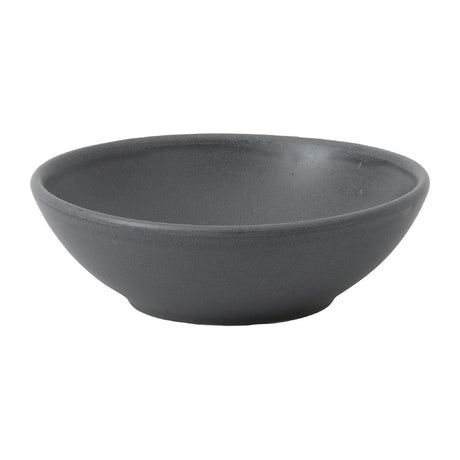 Churchill Super Vitrified Nourish Seattle Grey Shallow Bowls 9oz (Pack of 12) - FJ701 Bowls Churchill