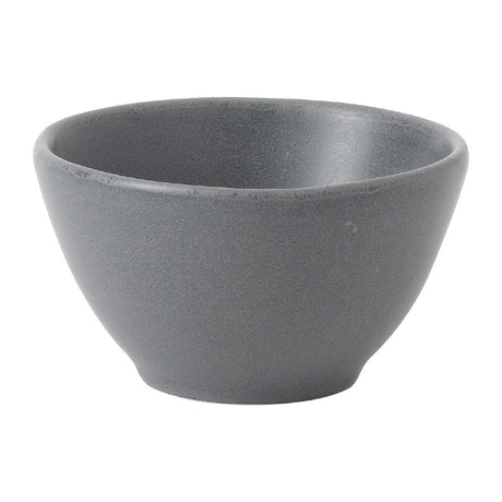 Churchill Super Vitrified Nourish Seattle Grey Dip Pots 85mm (Pack of 12) - FJ705 Churchill Super Vitrified Churchill   