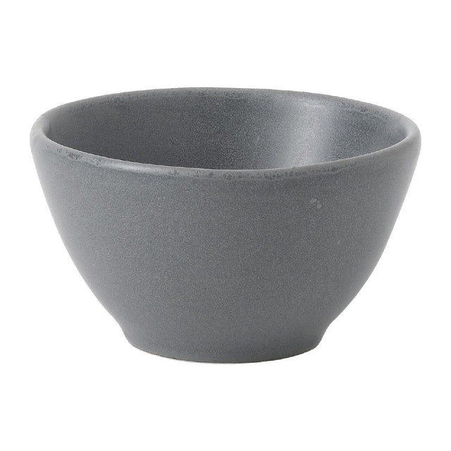 Churchill Super Vitrified Nourish Seattle Grey Dip Pots 85mm (Pack of 12) - FJ705 Churchill Super Vitrified Churchill   