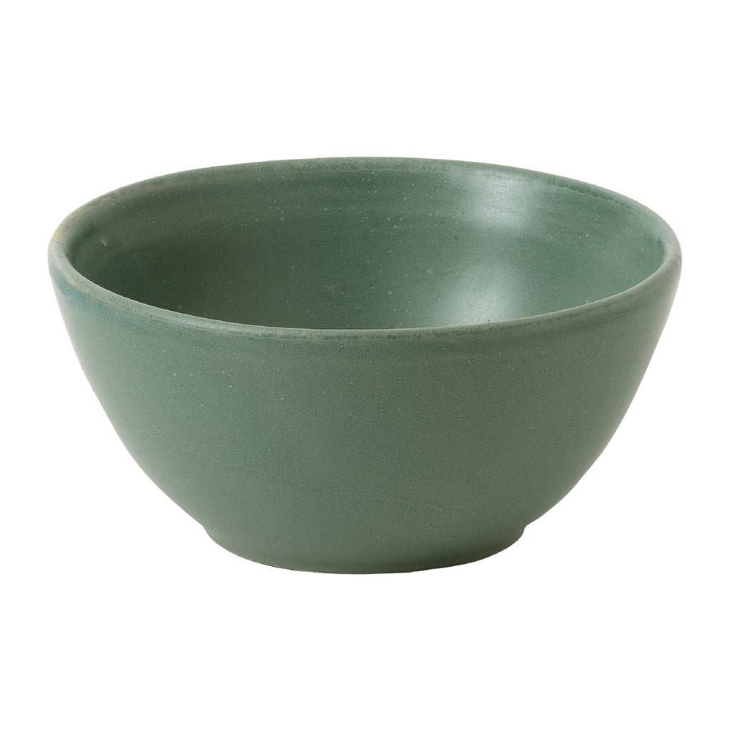 Churchill Super Vitrified Nourish Andorra Green Snack Bowls 14oz (Pack of 12) - FJ710 Bowls Churchill