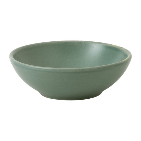 Churchill Super Vitrified Nourish Andorra Green Shallow Bowls 7oz (Pack of 12) - FJ712 Bowls Churchill