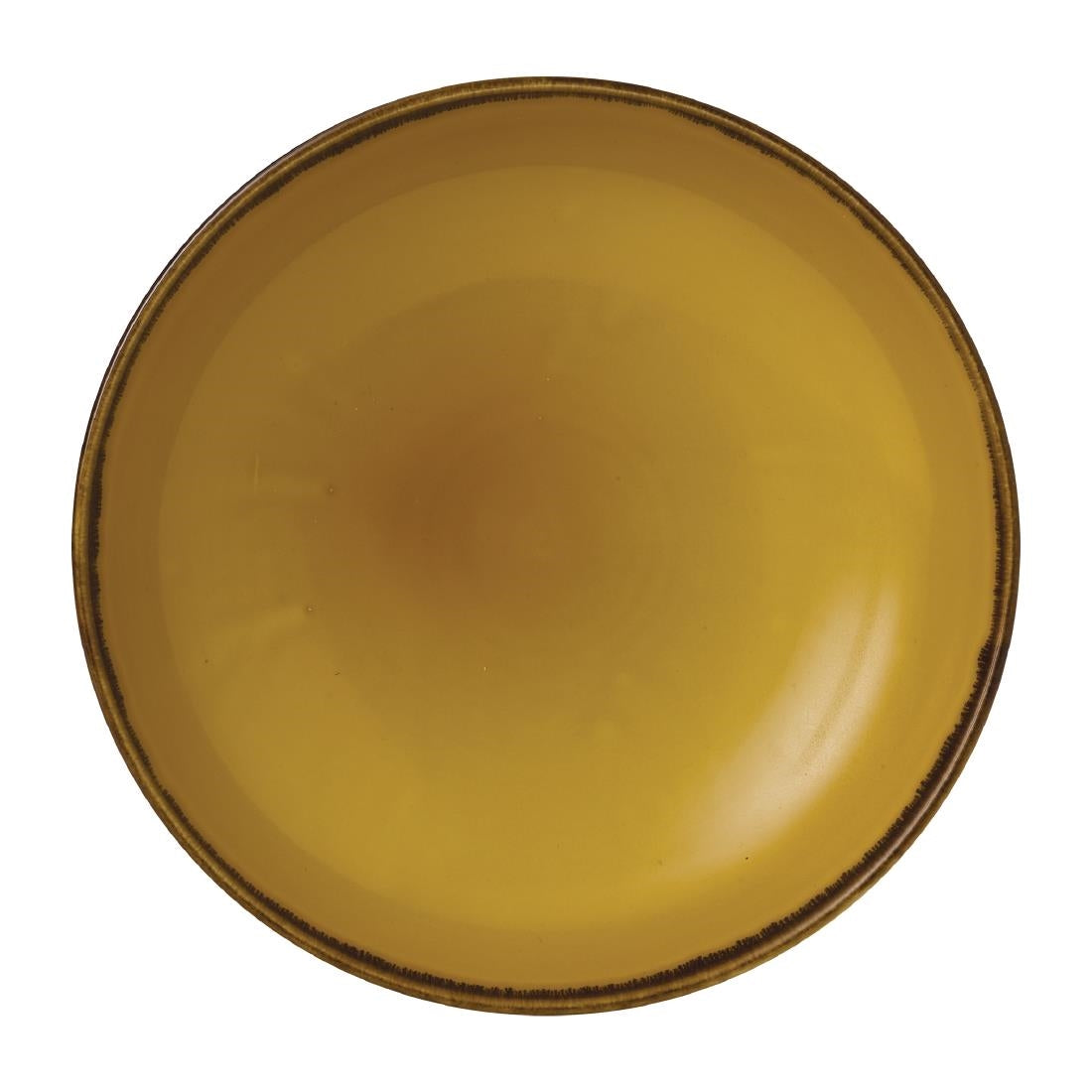 Dudson Harvest Dudson Mustard Coupe Bowl 248mm (Pack of 12) - FJ774 Bowls Churchill