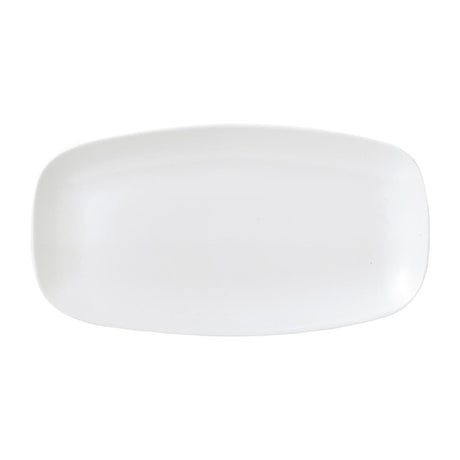 Vellum White Chefs' Oblong Plate No. 4 13 7/8 x 7 3/8 " (Box 6) - FJ825 Plates Churchill