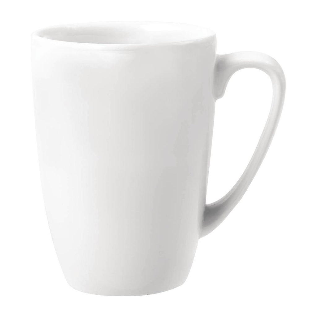 Vellum White Mug 12oz (Box 12) - FJ833 Churchill Super Vitrified Churchill   