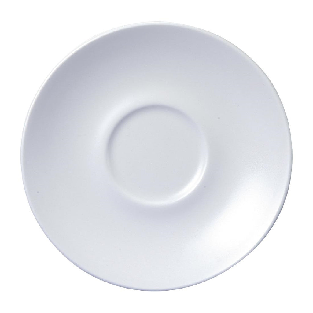 Vellum White Saucer 6 1/4 " (Box 12) - FJ836 Churchill Super Vitrified Churchill   