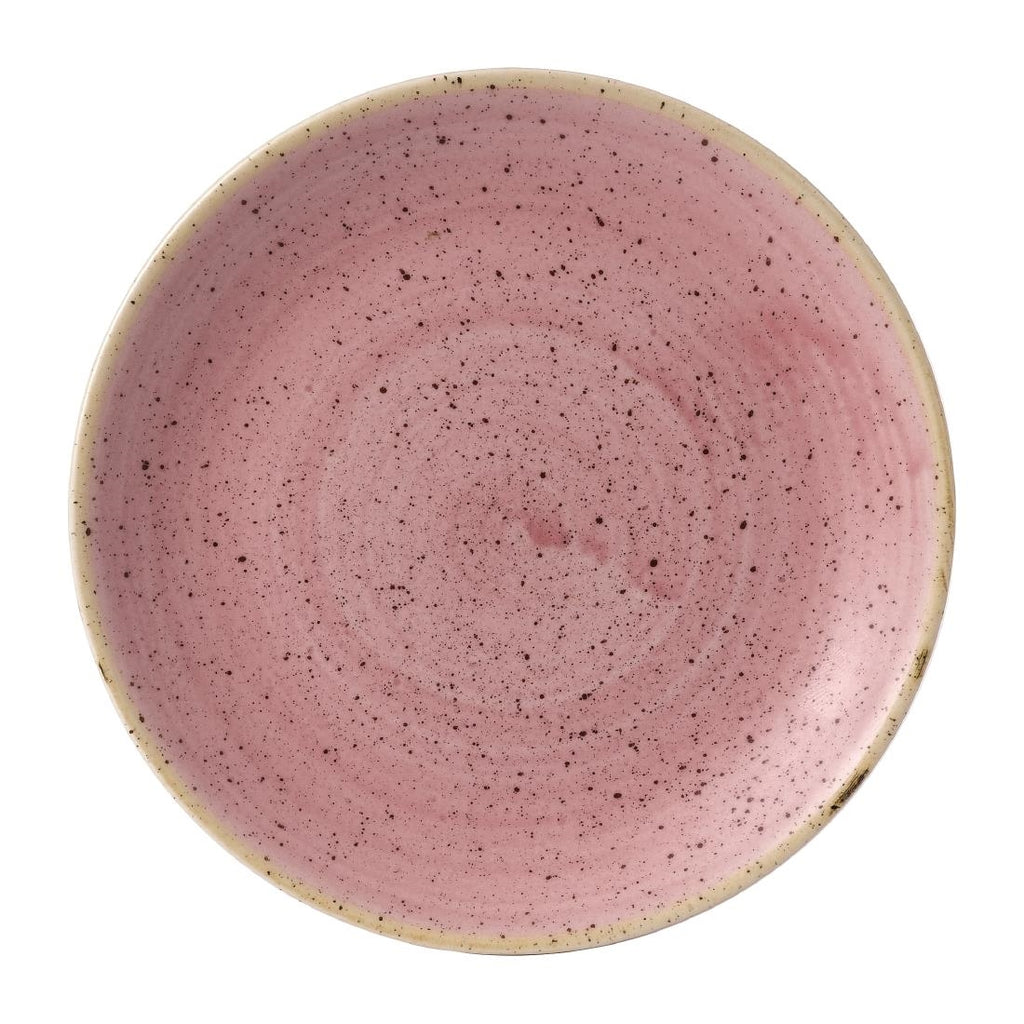 Churchill Coupe Plates Petal Pink 6 1/2" (Pack of 12) - FJ903 Plates Churchill