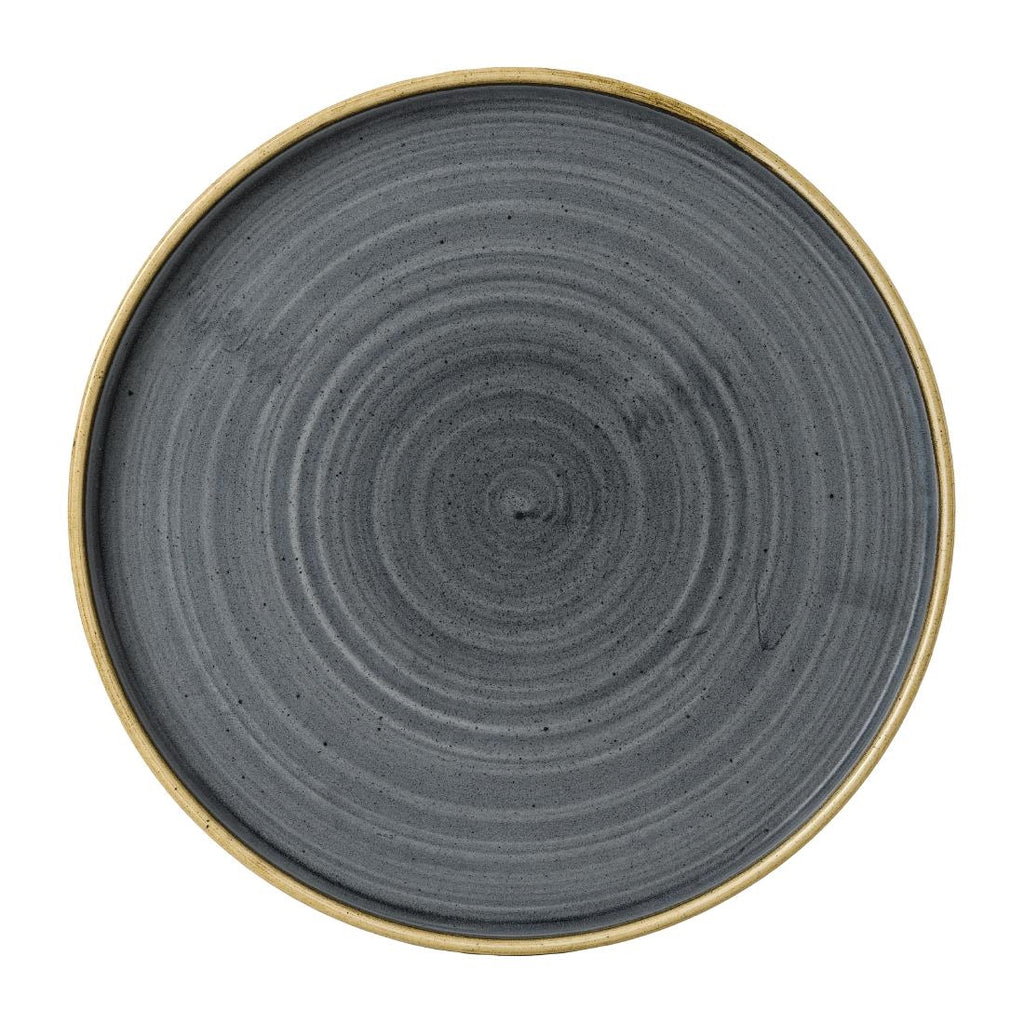 Stonecast Blueberry Walled Plate 10 1/4 " (Box 6) - FJ912 Plates Churchill