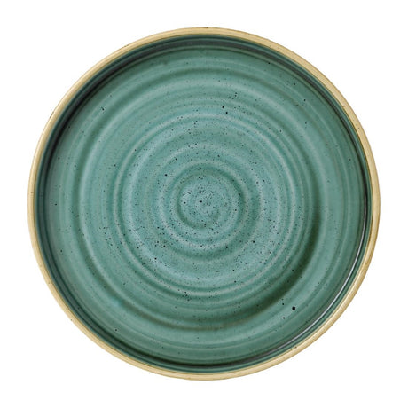 Stonecast Samphire Green Walled Plate 8 1/4 " (Box 6) - FJ915 Plates Churchill