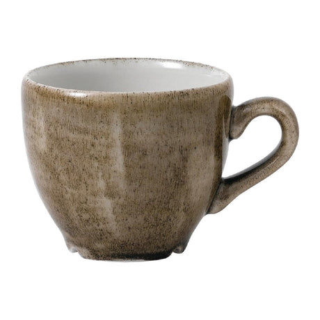Stonecast Patina Antique Taupe Espresso Cup 3.5oz (Pack of 12) - FJ922 Cups and Mugs Churchill