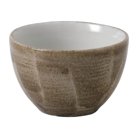 Stonecast Patina Antique Taupe Sugar Bowl 8oz (Pack of 12) - FJ923 Bowls Churchill