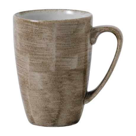 Stonecast Patina Antique Taupe Mug 12oz (Pack of 12) - FJ924 Churchill Super Vitrified Churchill   