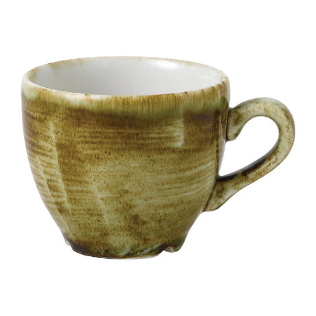 Stonecast Plume Olive Espresso Cup 3.5oz (Pack of 12) - FJ940 Cups and Mugs Churchill