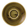 Stonecast Plume Olive Espresso Saucer 4 1/2 " (Pack of 12) - FJ941 Churchill Super Vitrified Churchill   